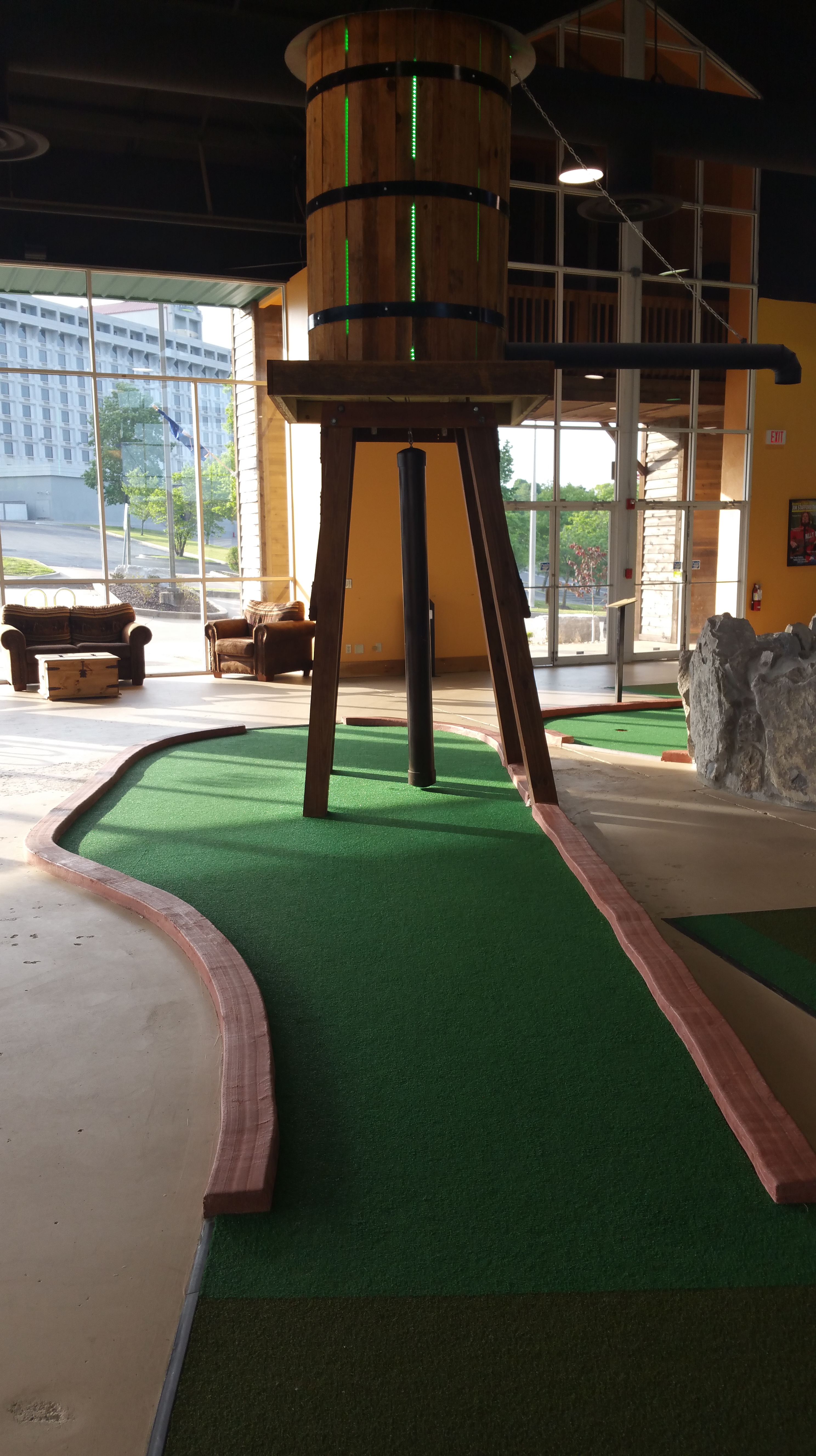 golf course mini indoor construction