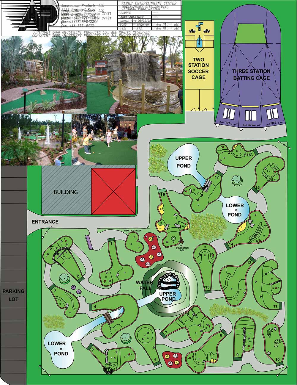 Miniature Golf Course Design Amusement Construction