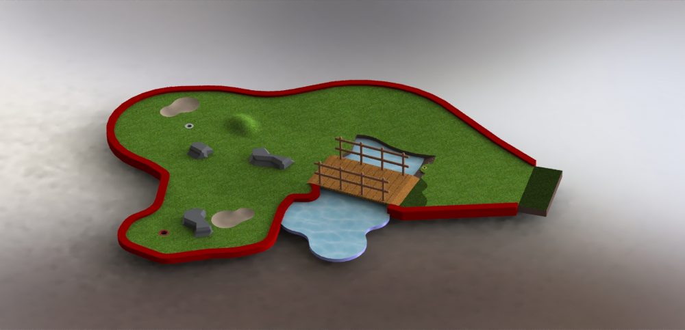 miniature golf course design